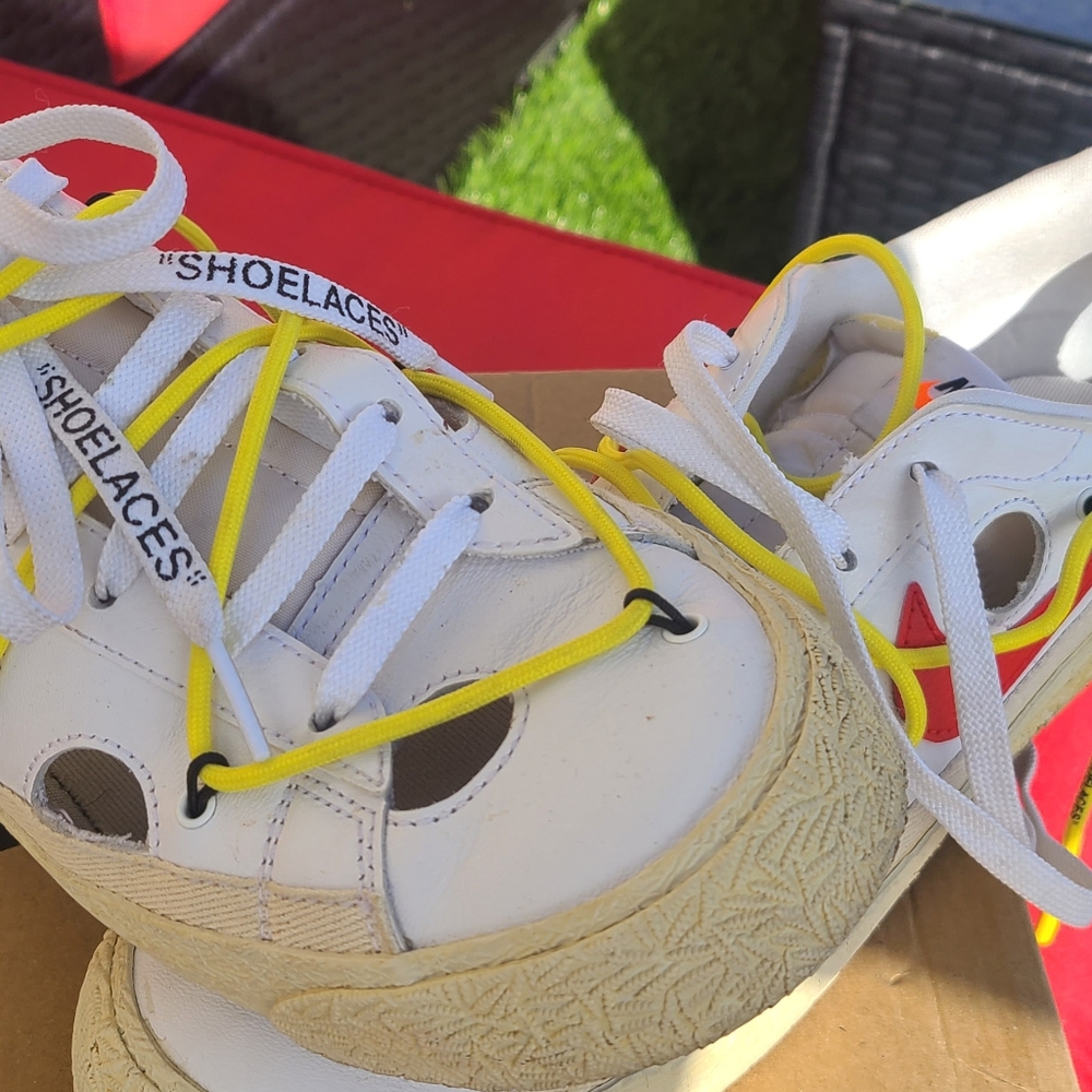 Off White X Blazer Low White 100% AUTHENTIC